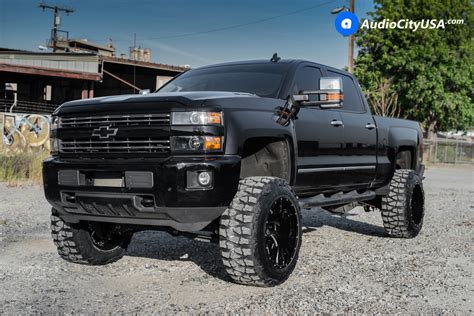 X Fuel Wheels Cleaver D Black Chevy Silverado