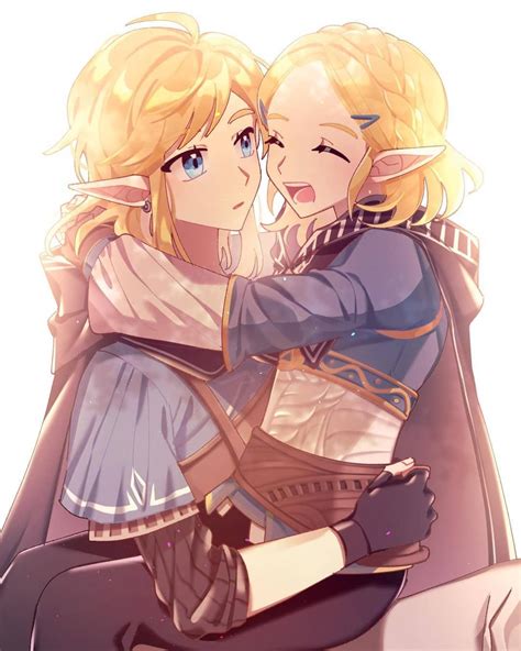 Legend Of Zelda Breath Of The Wild Sequel Art Link And Princess Zelda Botw 2 By Wemibb On