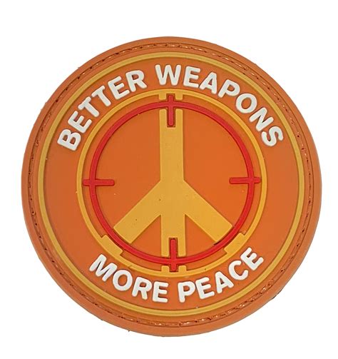 Pvc Iff Hook And Loop Morale Patch Better Weapons More Peace