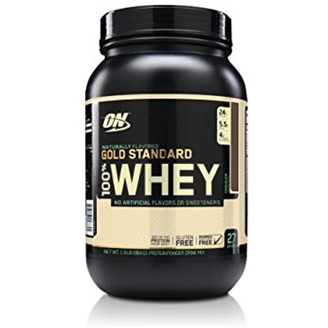 Optimum Nutrition Gold Standard 100 Whey Protein Powder Naturally Flavored Chocolate 19