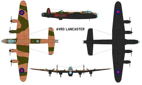 Avro Lancaster by bagera3005 on DeviantArt