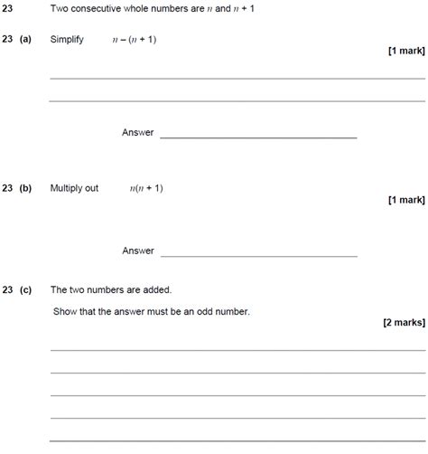 Gcse 9 1 Maths Expanding Brackets Past Paper Questions Page 2 Of 4 Pi Academy