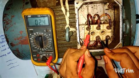 How To Check Induction Motor By Multimeter Hindi YouTube