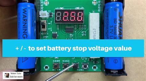 Easy Tester Mah Mwh For Lithium Battery Voltage Discharge