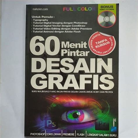 Jual Buku Pintar Desain Grafis Photoshop Coreldraw Adobe Premier Dan