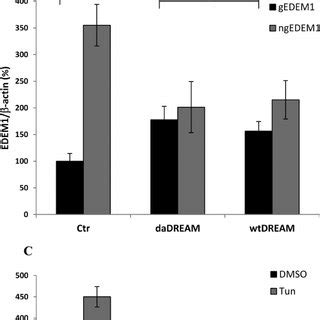 Effects Of Tunicamycin Treatment On The Edem Levels In Control