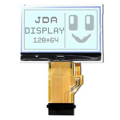 128X64 Nt75451h D FSTN Transflective Cog White LCD Graphic Display