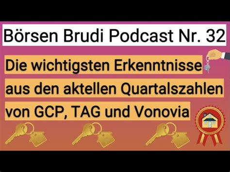 VONOVIA TAG Immobilien GCP Blick Auf Aktuelle Zahlen Und Meine