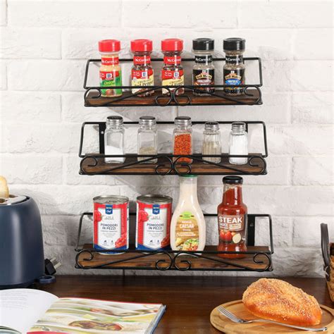 Stories Jar Solid Wood Spice Rack Wayfair