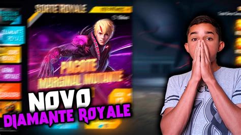 FREE FIRE AO VIVO LIVE NOVO DIAMANTE ROYALE TREINAMENTO SQUAD