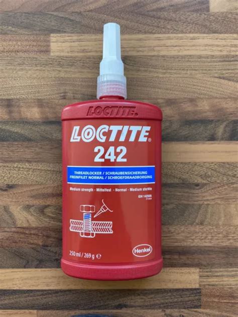 LOCTITE 242 MEDIUM Strength Threadlocker 250 Ml Brand New 16 00