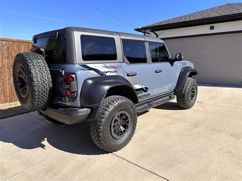 2023 Azure Gray Metallic Bronco Raptor Picked Up This Beautiful