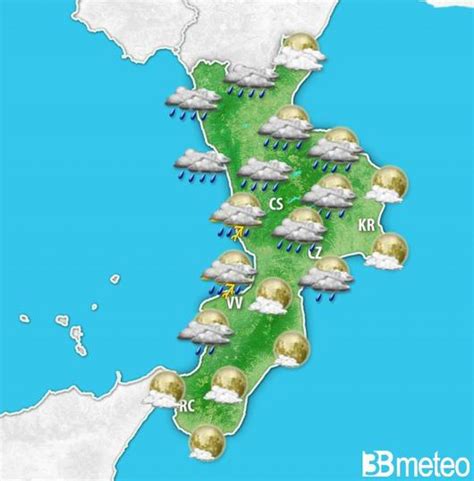 Meteo Calabria Vortice Ciclonico Punter La Regione Venti Forti E