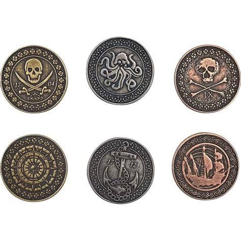 Pirate Coins And Replica Doubloons Medieval Collectibles