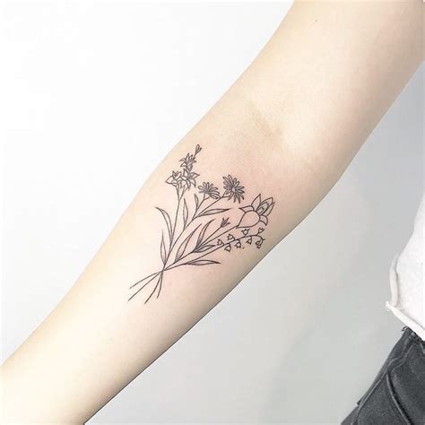 Small Delicate Floral Tattoo Information Ideas Brighter Craft