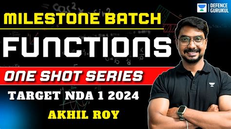 Functions In One Shot Milestone Batch NDA I II 2024 Akhil