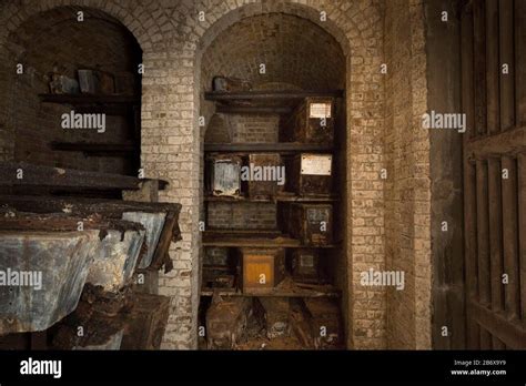 Coffins were stored in the underground catacombs of West Norwood ...