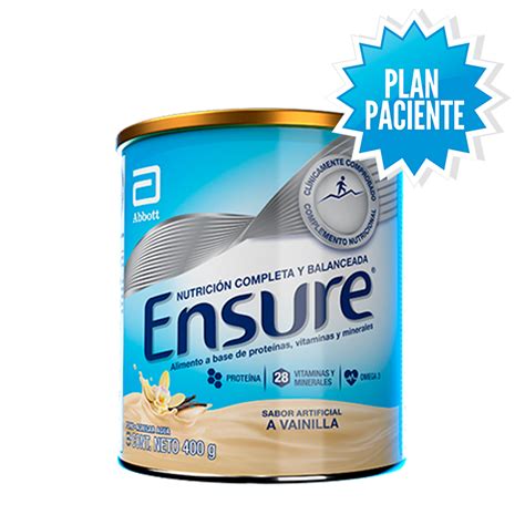 Ensure G Sabor Vainilla Plan Paciente Compre En L Nea En Su