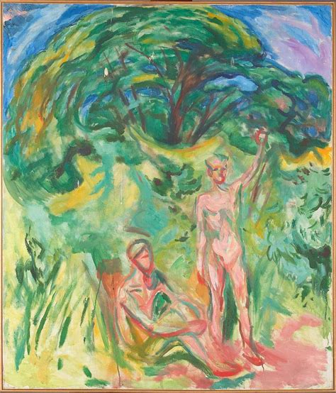 Edvard Munch Naked Men In The Woods MM M 00828 Munch Museum