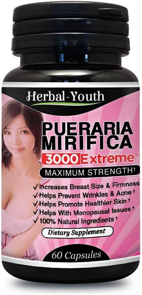 Pueraria Mirifica Extreme Pure Natural Bust Breast Enlargement