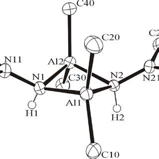 Molecular Structure Of 4 The Ellipsoids Are Drawn At The 40