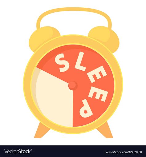 Time to sleep icon cartoon style Royalty Free Vector Image