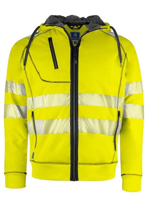 Projob Hi Visibility Hooded Jacket En Iso Class