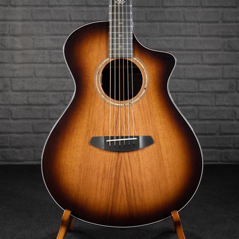 Breedlove Premier Concert Edgeburst Ce Redwood Acoustic Guitar