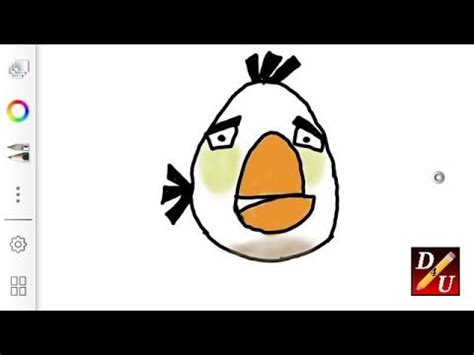 How To Draw Matilda Angry Birds Cara Menggambar Matilda Angry Birds