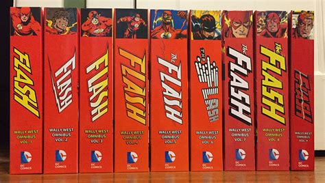 My Nine Volume Wally West Flash Omnibus Collection Written By Mark