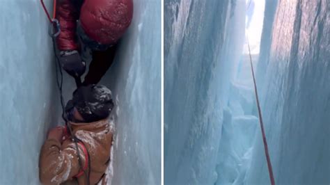 Sherpa Falls Into Crevasse During Mt Everest Climb Rescued Trending