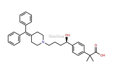 Fexofenadine EP Impurity G CAS No 1187954 57 9 Simson Pharma Limited