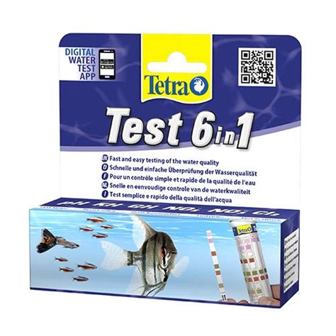 Bandelettes Test 6 En 1 Traitement De L Eau Tetra Wanimo