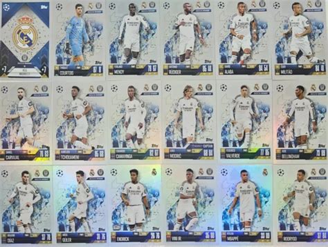 Topps Match Attax Champions League Alle Team Real Madrid