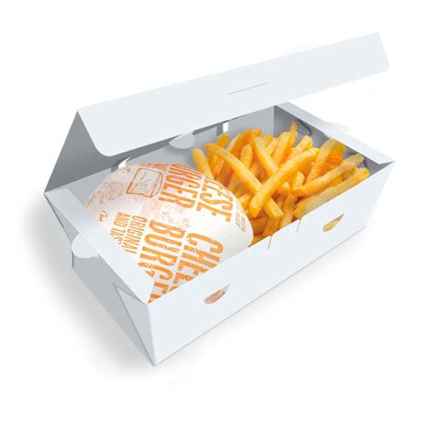 Delivery Box Para Combos Hamb Rguer E Batata Frita V Rias Cores