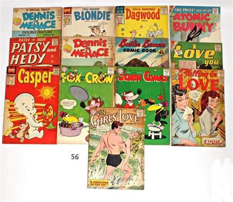 13 1950s Harvey Dc Comic Books Casper Blondie Live And Online