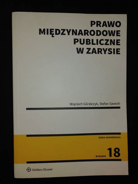 Prawo Mi Dzynarodowe Publiczne W Zarysie Jaworzno Kup Teraz Na