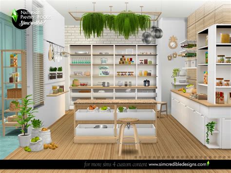 The Sims Resource Naturalis Pantry Foods