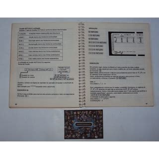 Manual Original Hot Calc Para Msx Hotbit Usado Shopee Brasil