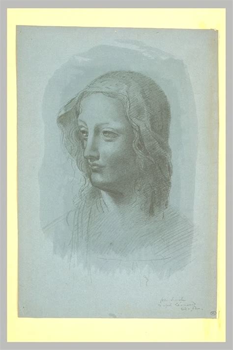 Tête de Vierge de trois quarts à gauche Odilon Redon Musée d Orsay