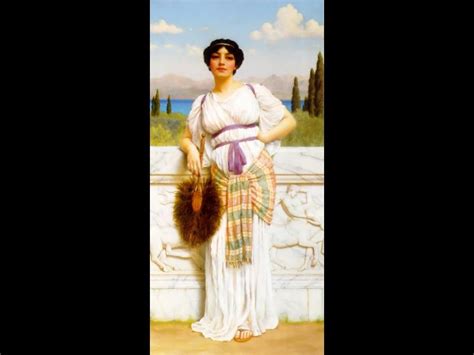 Artwork Replica A Greek Beauty By John William Godward Wahooart