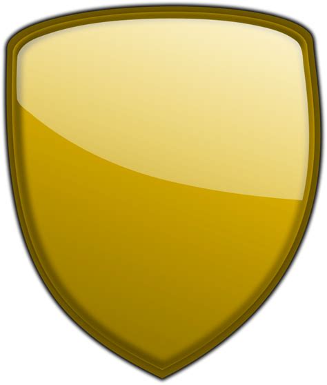 Gold Shield Vector For Free Download Freeimages