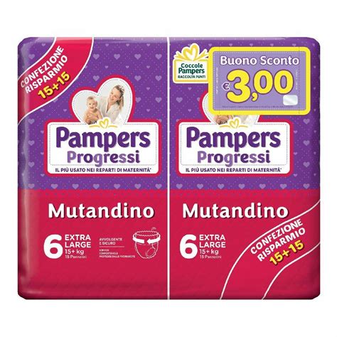 Pampers Progressi Mutandino Extralarge 16 Kg 30 Pz Redcare