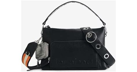 Noir Logo Bag Half Dortmund Desigual En Coloris Noir Lyst