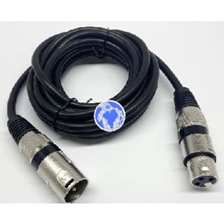 Cabo Dmx Ilumina O Xlr Macho X Xlr F Mea Canon Vias Metros