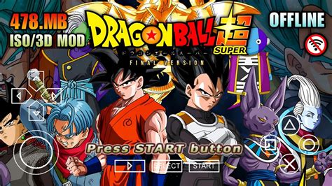 New Dragon Ball Super Ppsspp Mod Dragonball Z Shin Budokai Iso Dbz