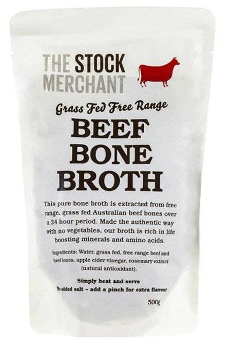 The Stock Merchant Beef Bone Broth Australian Vitamins