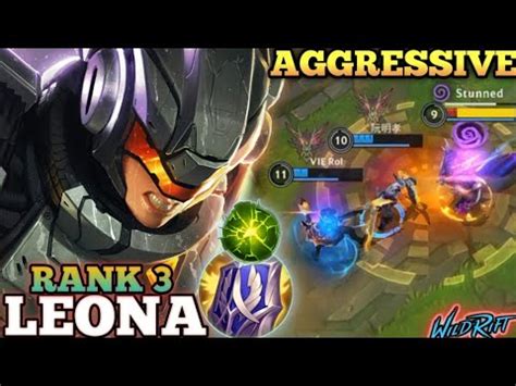 Leona Aggressive Crowd Control Super Tank Build Top Global Leona