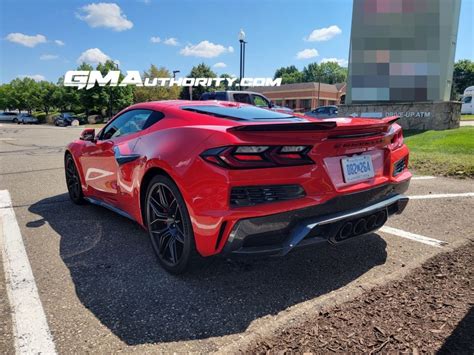 Corvette Z Coupe In Torch Red First Live Photos