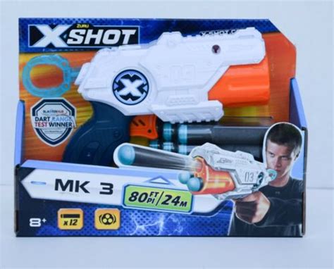 Zuru Gun X Shot Mk3 Includes 12 Foam Darts Xshot Toy Gun Ebay